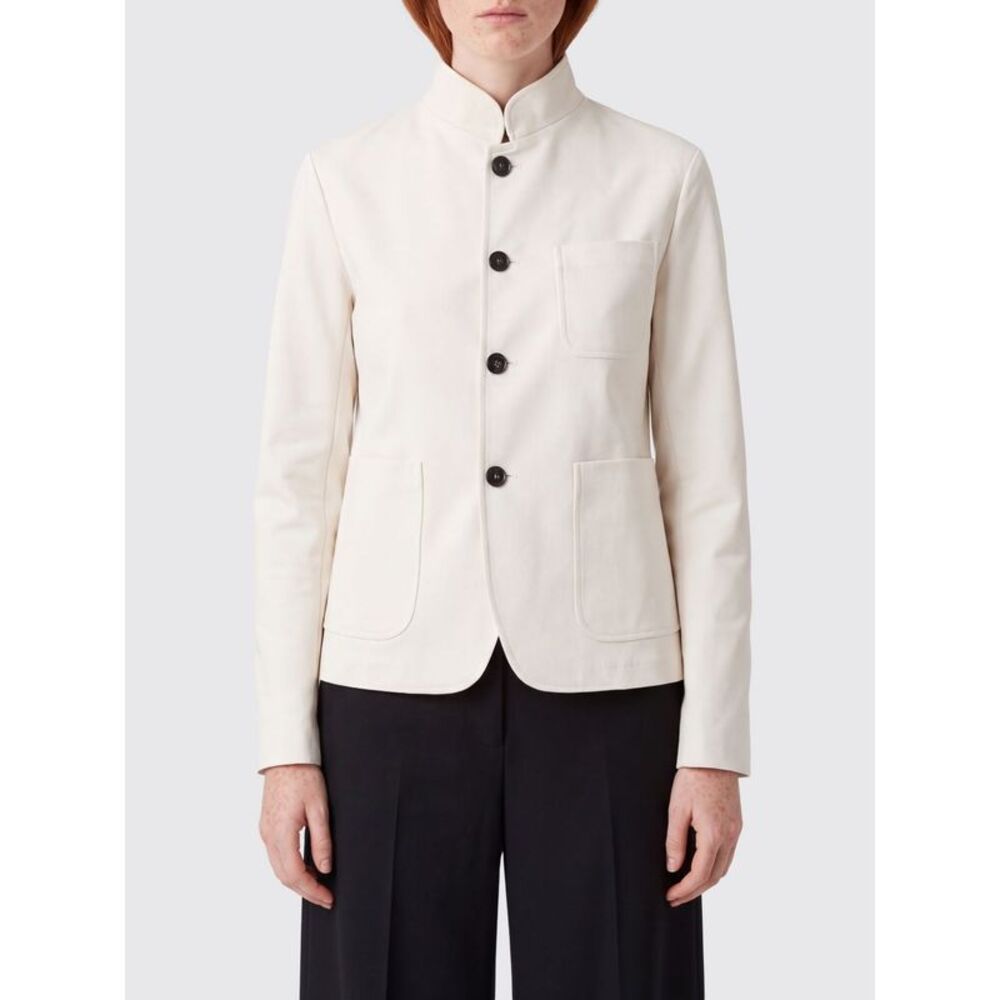 Circolo 1901 Women Cropped Viscose Blazer Circolo 1901 With Mandarin Collar